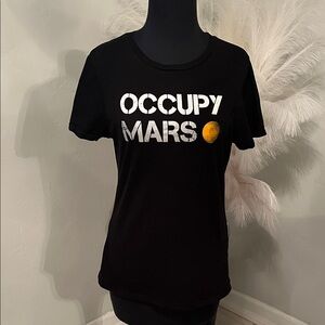 Occupy Mars Graphic Tee - Black